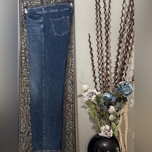 Torrid Size 16 Tall Bootcut Jeans Dark Wash Double Button - Picture 4 of 8